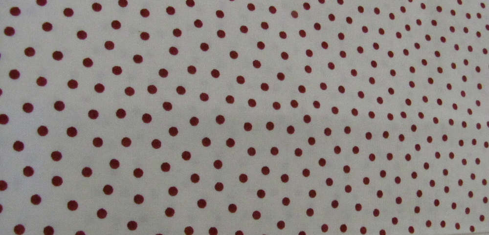 Christmas - Red Dots on White Background - Click Image to Close